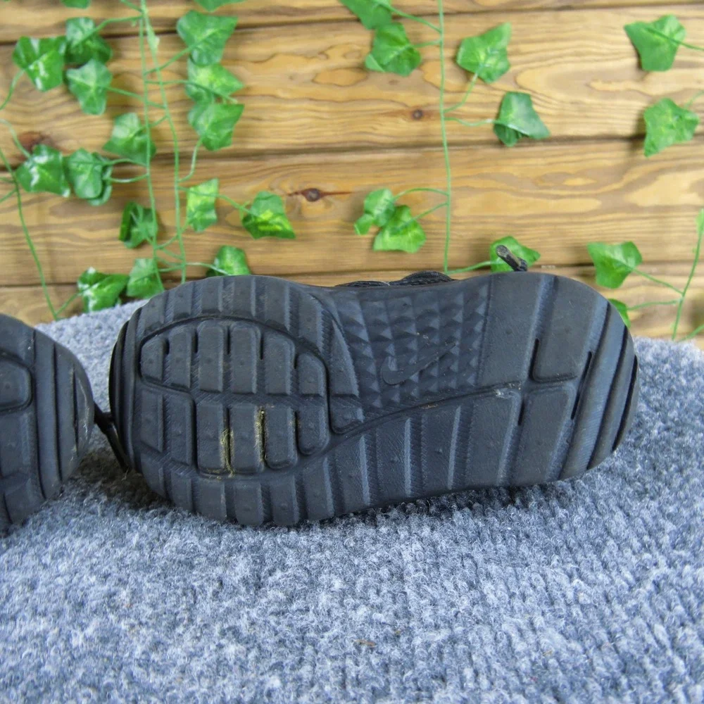 Nike Dual Fusion‎ Hills Mid Toddler 7 Black Synthetic Lace-Up Boots Durable